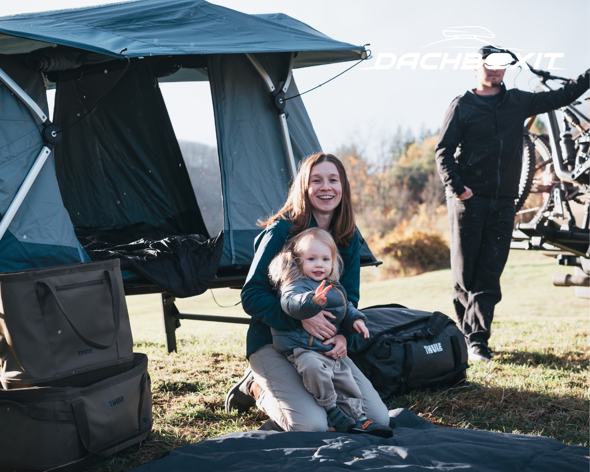 Camping-Urlaub mit Kleinkind — was wir beim ersten Mal falsch gemacht hätten ohne Dachboxit